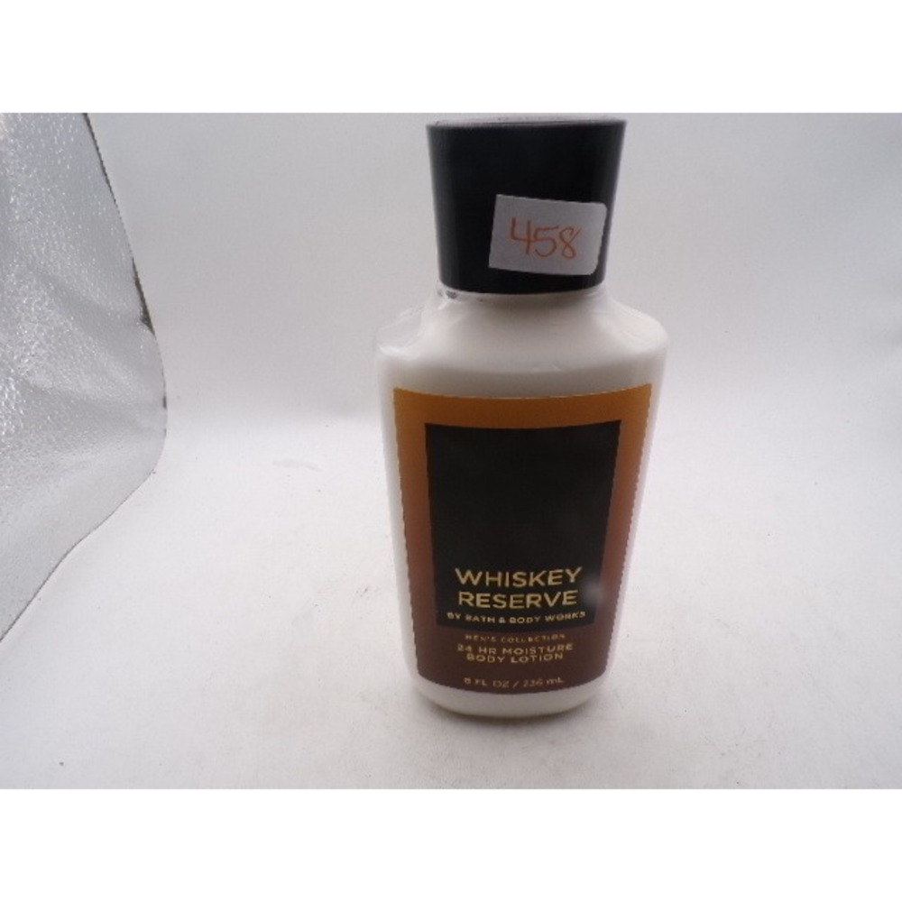 Bath & Body Works Whiskey Reserve Mens 24 Hour Moisture Body Lotion 8oz 236ml
